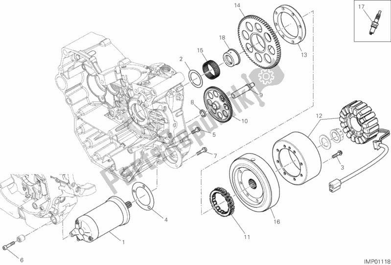 Wszystkie części do Rozruch Elektryczny I Zap? On Ducati Scrambler 1100 Sport PRO USA 2020